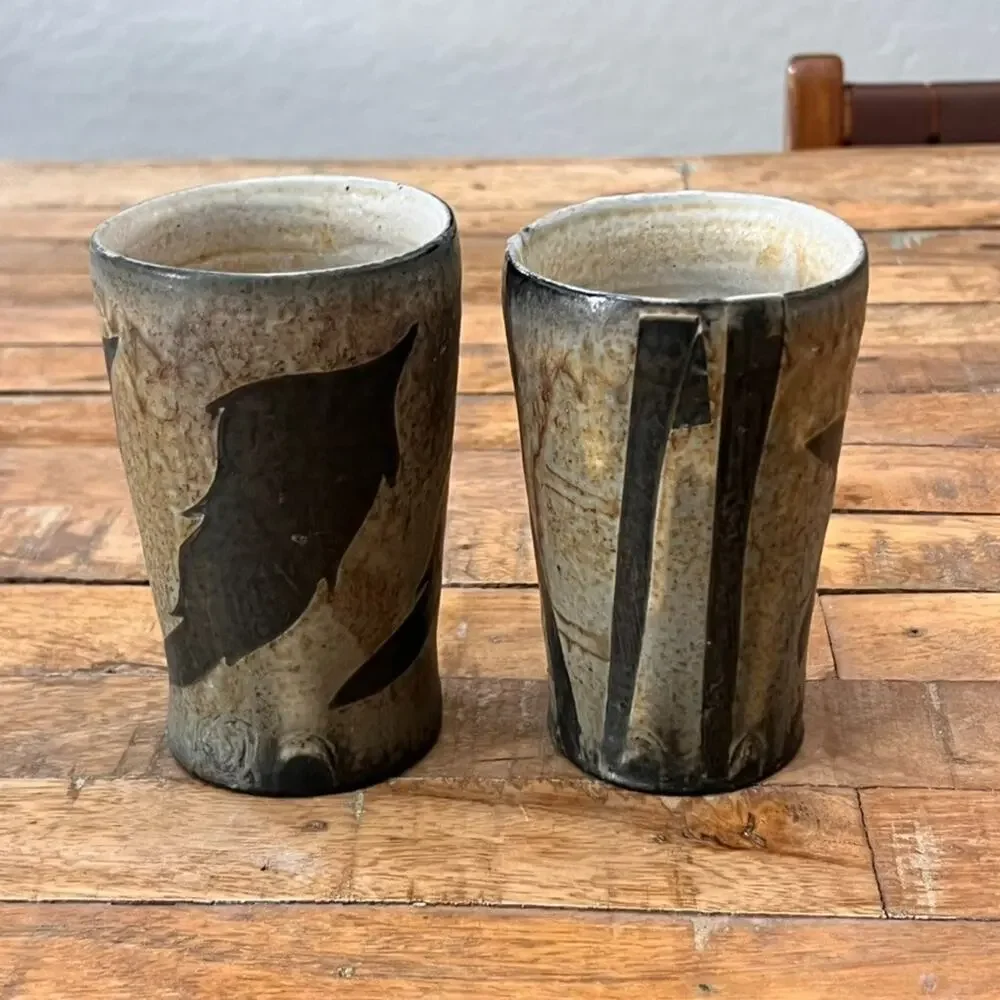 Art Studio Pottery Handmade Tumblers 4.75